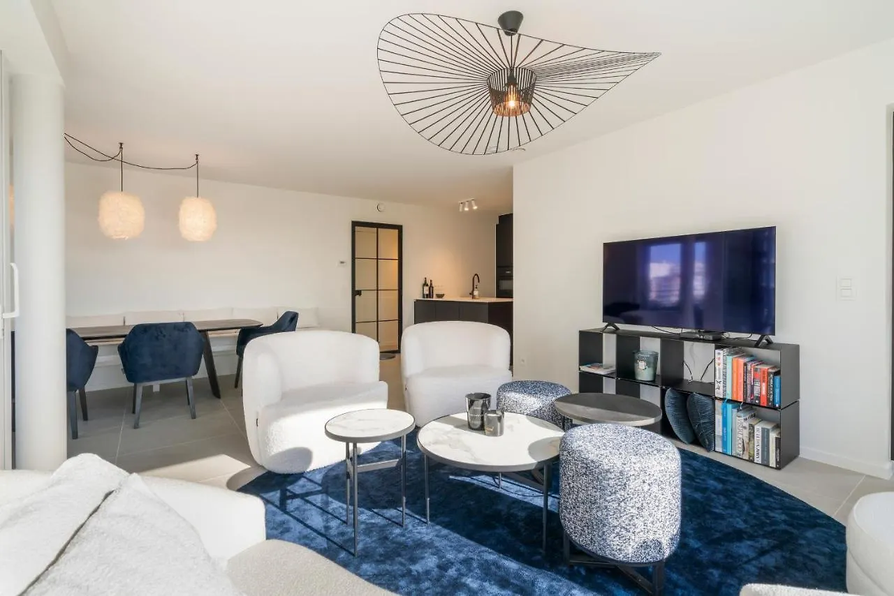 The Waves-Luxurious 3Bedroom App W Big Terrace & Garage Oostende Appartement
